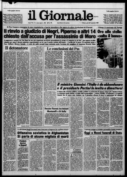 Il giornale nuovo : quotidiano del mattino